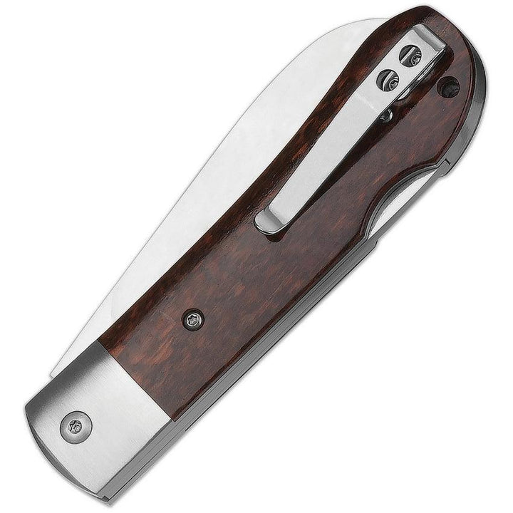 QSP Knife Worker Lockback Snakewood Bohler N690 - Knives.mx