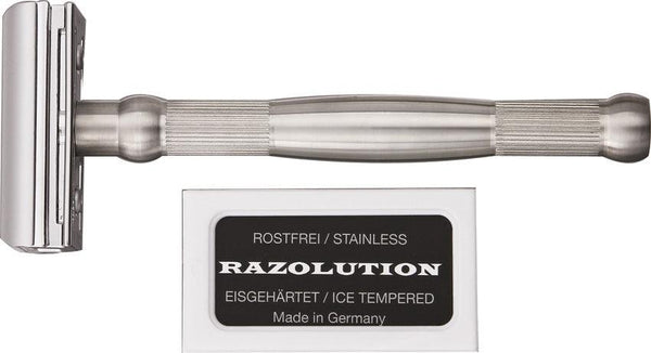 Razolution 4 Edge Safety Razor Stainless - Knives.mx