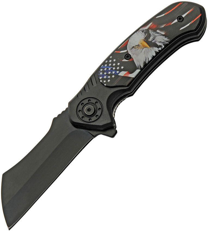 Rite Edge US Eagle Linerlock A/O Black Stainless Blade - Knives.mx