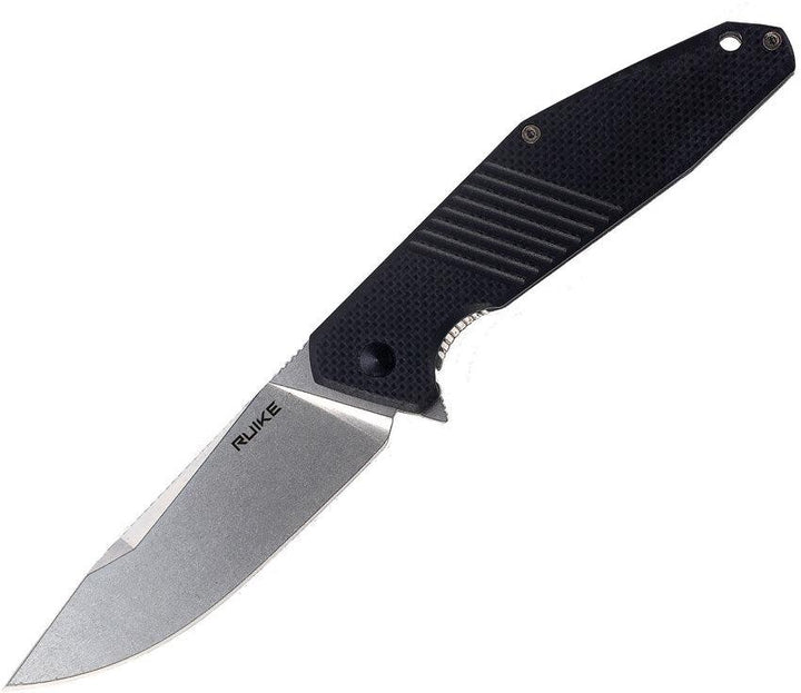 Ruike D191 Framelock Black G10 Stonewash 8Cr13MoV - Knives.mx