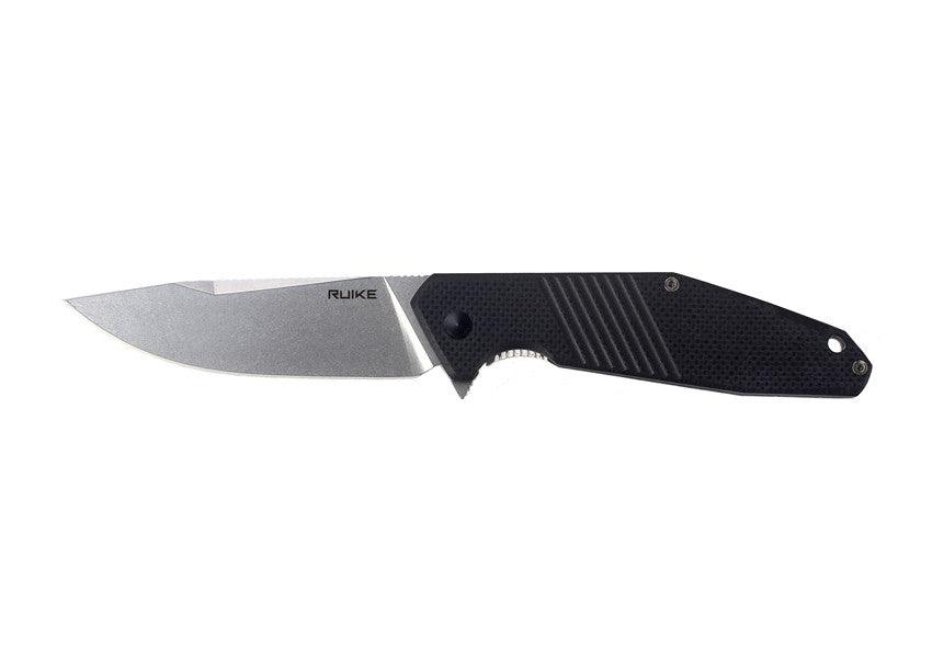 Ruike D191 Framelock Black G10 Stonewash 8Cr13MoV - Knives.mx
