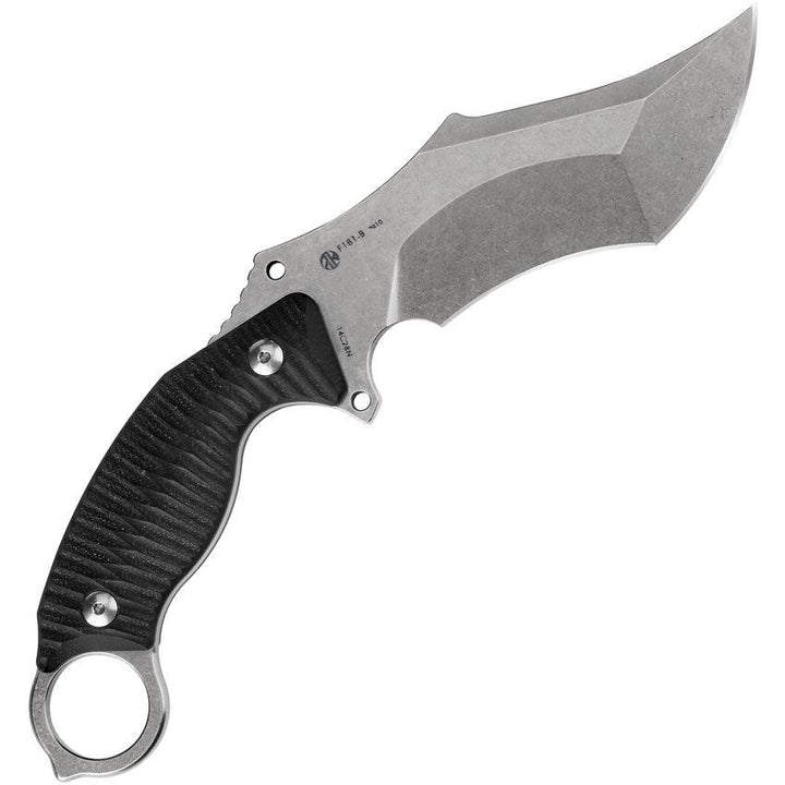 Ruike F181 Fixed Blade Black Stonewash 14C28N Sandvik - Knives.mx