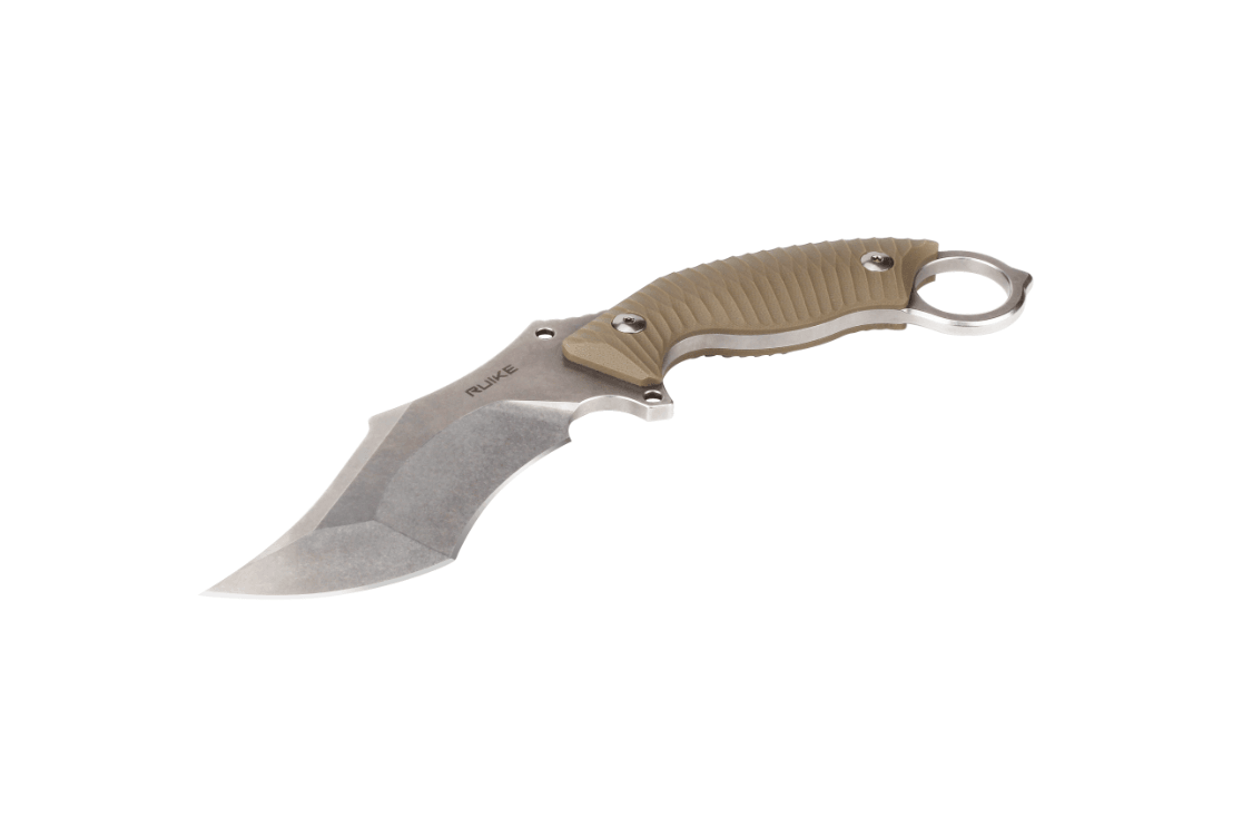 Ruike F181 Fixed Blade Sand G10 Stonewash 14C28N - Knives.mx