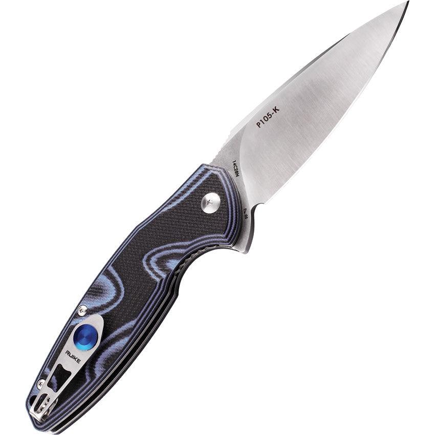 Ruike Fang P105 Linerlock Pale Blue G10 14C28N - Knives.mx