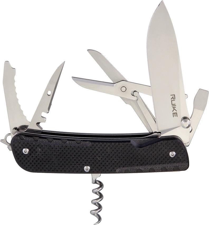 Ruike LD31 Multifunctional Knife Black G10 12C27 Sandvik - Knives.mx
