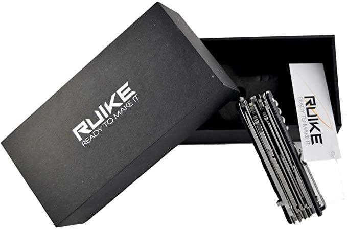 Ruike LD51 Large Multifunction Knife Black G10 12C27MoV Thumbstud Opening - Knives.mx