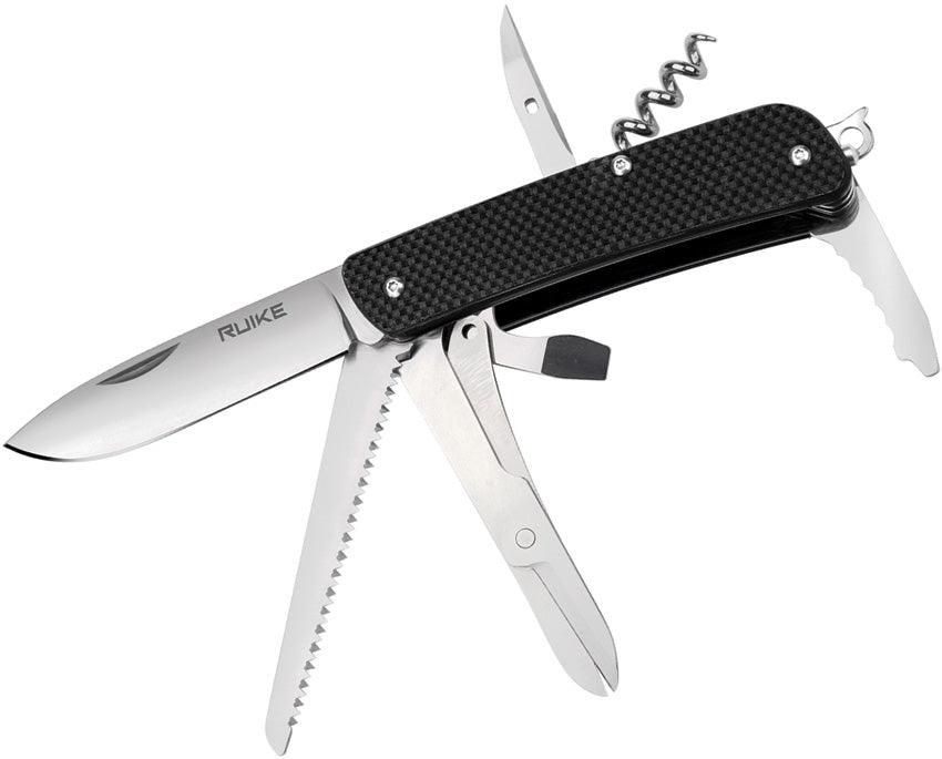Ruike M42 Medium Folder Black G10 12C27 Sandvik - Knives.mx