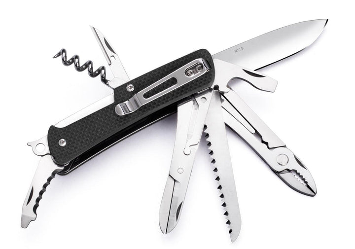 Ruike M51 Medium Folder Black G10 12C27 Sandvik - Knives.mx