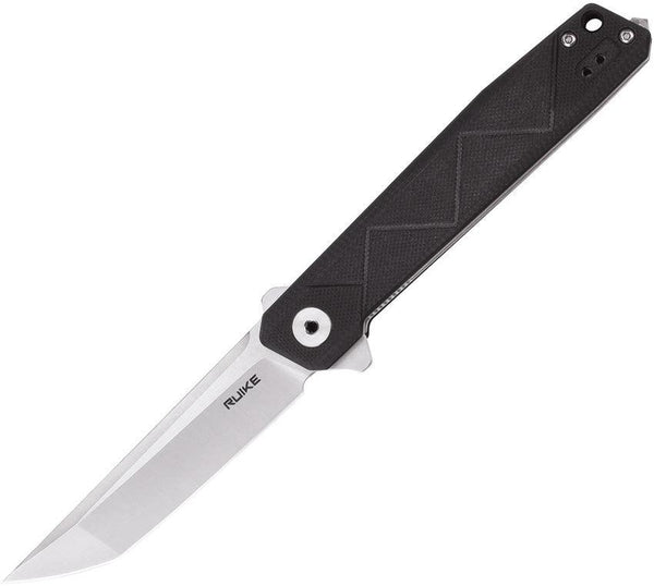 Ruike P127 Linerlock Black G10 Tanto Sandvik 14C28N - Knives.mx