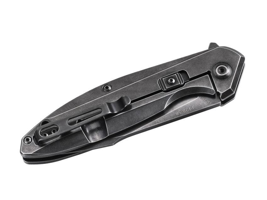 Ruike P128 Beta Plus Black 3Cr13 Handle Stonewash 14C28N Sandvik - Knives.mx