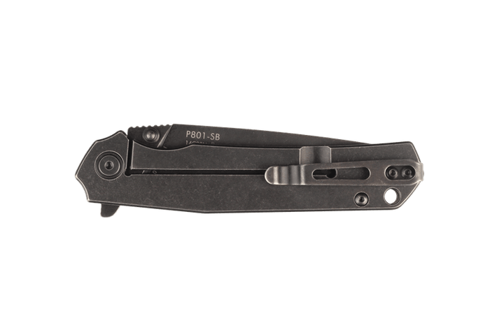 Ruike P801 Framelock Black Oxide Stainless 14C28N Sandvik - Knives.mx