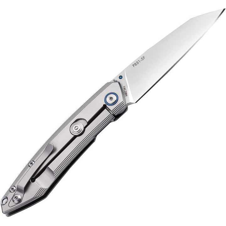 Ruike P831-SF Framelock Gray Matte 420 Satin 14C28N Sandvik - Knives.mx