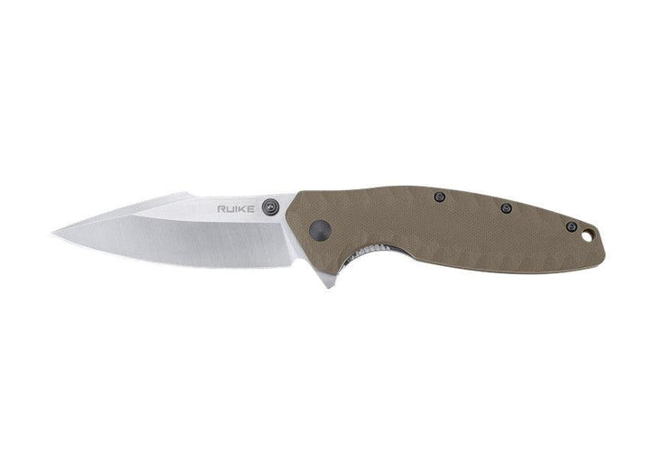 Ruike P843 Linerlock Sand G10 Sandvik 14C28N - Knives.mx