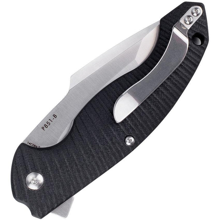 Ruike P851 Linerlock Black G10 Sandvik 14C28N - Knives.mx