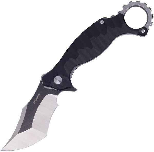 Ruike P881 Linerlock Black G10 Sandvik 14C28N - Knives.mx