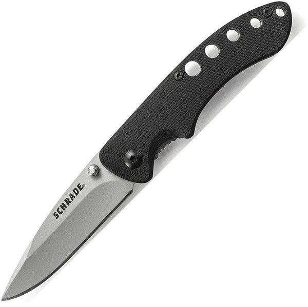 Schrade Linerlock Black G-10 9Cr14MoV - Knives.mx