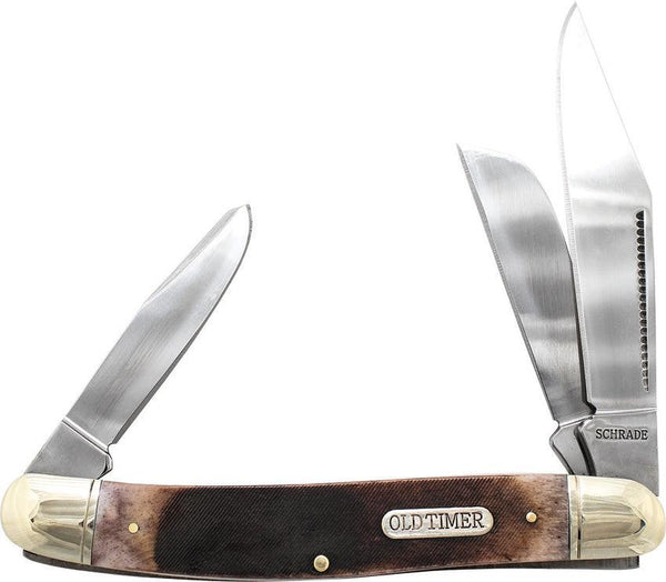 Schrade Lumberjack Stockman Satin 9Cr18MoV - Knives.mx