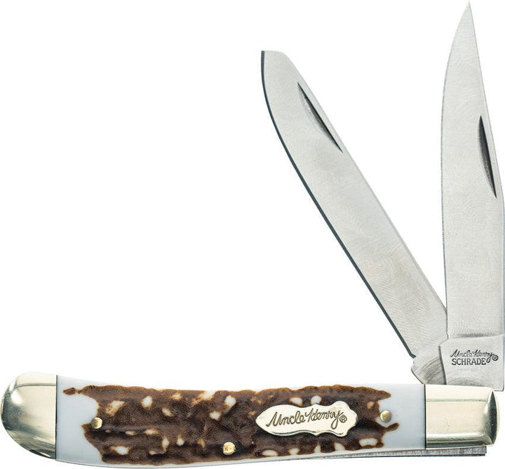 Schrade Pro Trapper Staglon Satin 7Cr17MoV - Knives.mx