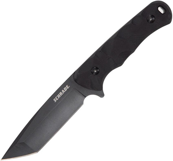 Schrade Regime Fixed Blade Black G10 Tanto AUS-8 - Knives.mx