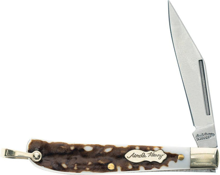 Schrade Roadie Staglon Satin 7Cr17MoV - Knives.mx