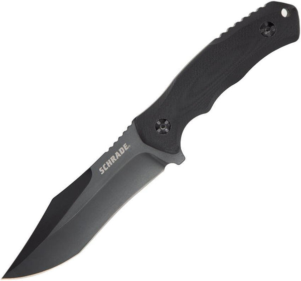 Schrade Steeldriver Fixed Blade Black G10 AUS-8 - Knives.mx