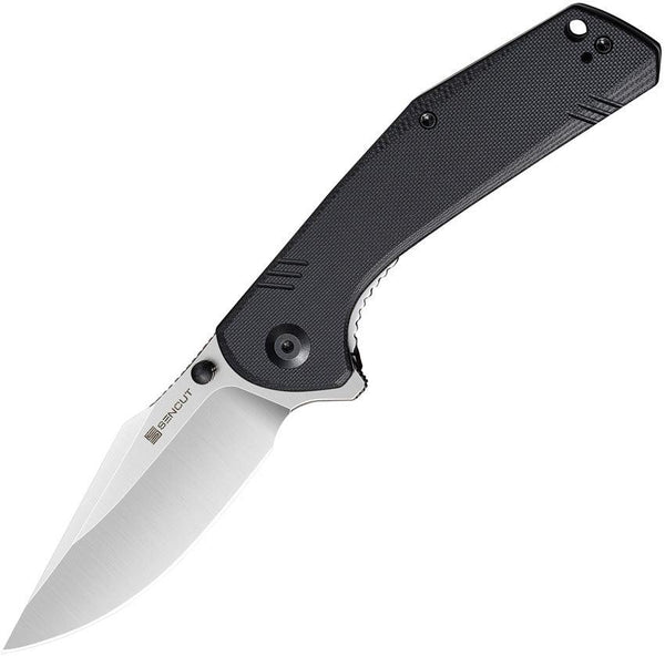 SENCUT Actium Linerlock Black G10 Satin D2 - Knives.mx