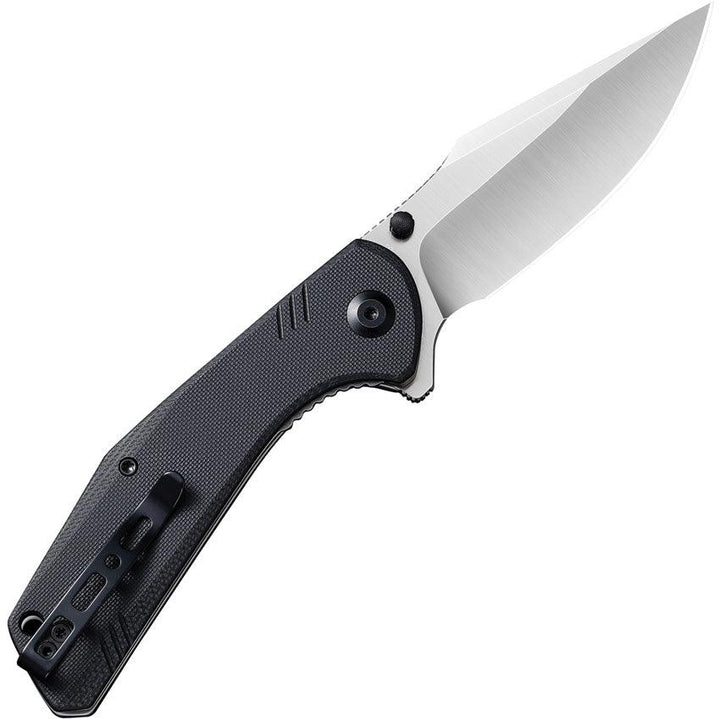 SENCUT Actium Linerlock Black G10 Satin D2 - Knives.mx