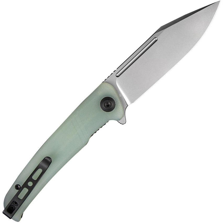 SENCUT Brazoria Linerlock Jade G10 Bead Blast D2 - Knives.mx