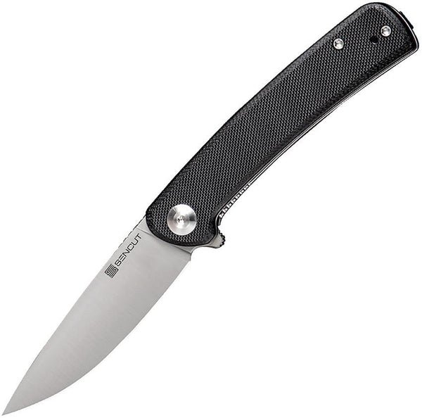 SENCUT Neches Linerlock Black G10 Satin 10Cr15CoMoV - Knives.mx