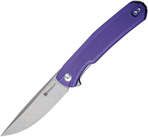 SENCUT Scitus Linerlock Purple G10 Stonewash D2 - Knives.mx