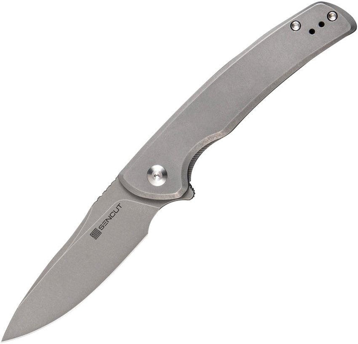 SENCUT Tynan Framelock Stainless Gray Stonewash 10Cr15CoMoV - Knives.mx