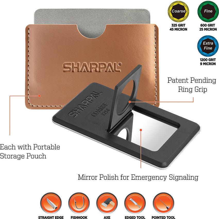 Sharpal Credit Card Diamond Stone Set - Knives.mx