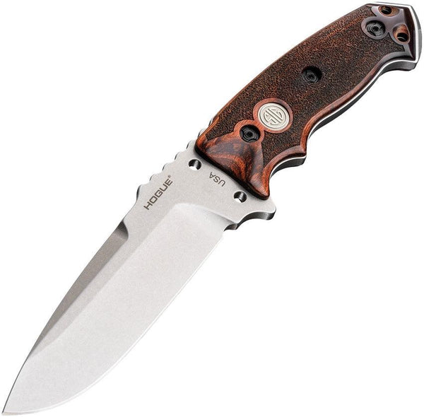 SIG Sauer EX-F01 Fixed Reinforced Rosewood Scales Drop Point Tumbled A2 - Knives.mx