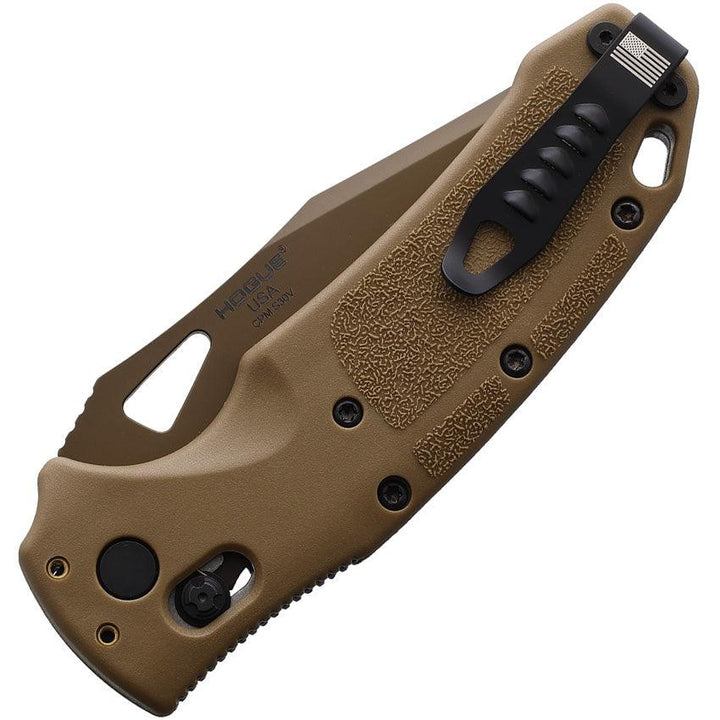 Sig Sauer K320 Able Lock Coyote Tan PVD Tanto CPM S30V - Knives.mx