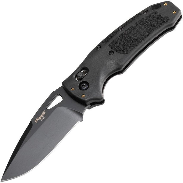 Sig Sauer Nitron Able Lock Drop Point Black CPM S30V - Knives.mx