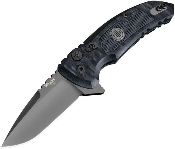 SIG Sauer X-1 Microflip Button Lock Drop Point CPM 154 - Knives.mx