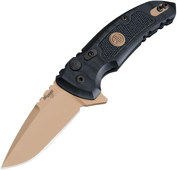 SIG Sauer X1-MicroFlip Emperor Scorpion Drop Point CPM 154 - Knives.mx