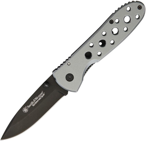 Smith & Wesson Extreme Ops Folder Gray Aluminum - Knives.mx