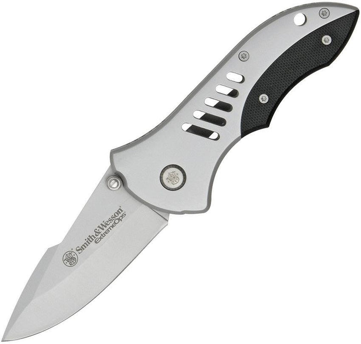 Smith & Wesson Extreme Ops Linerlock Black Aluminum - Knives.mx