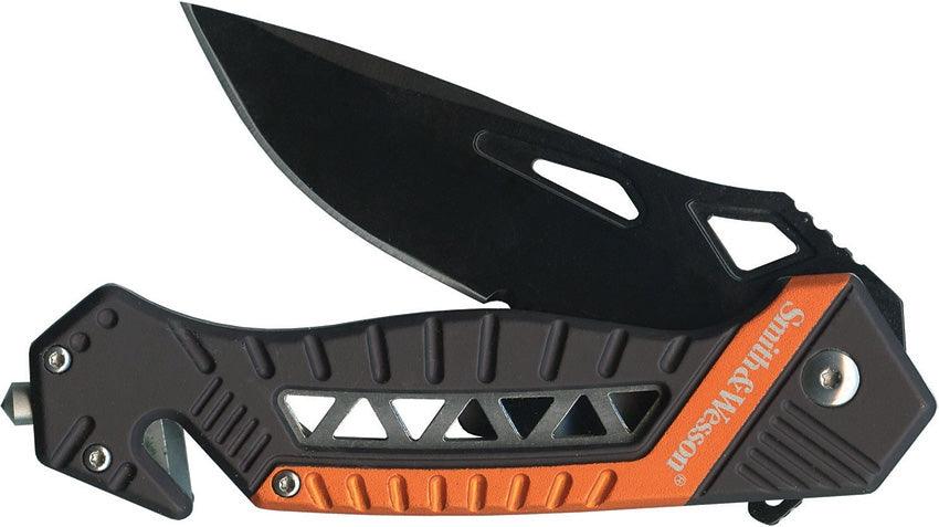 Smith & Wesson Rescue Linerlock Orange Serrated - Knives.mx