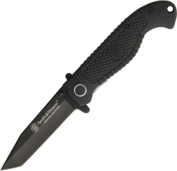 Smith & Wesson Special Tactical Linerlock Black Tanto - Knives.mx