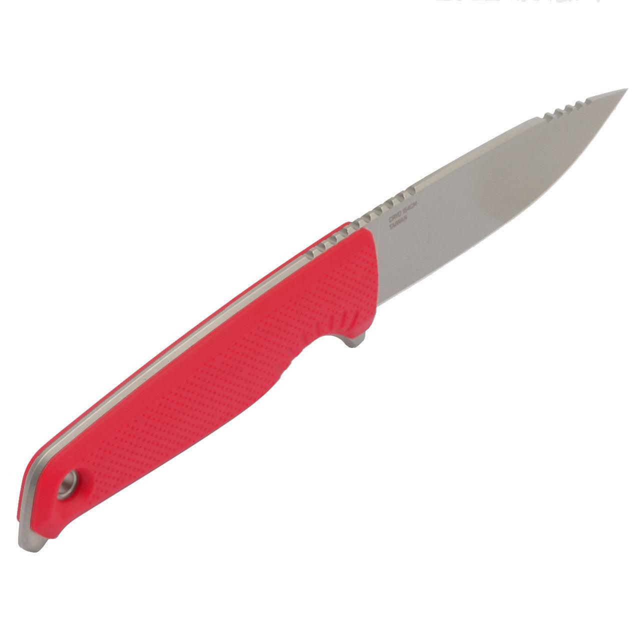 SOG Altair FX Fixed Blade Canyon Red GRN Clip Point TiNi CRYO CPM 154 - Knives.mx
