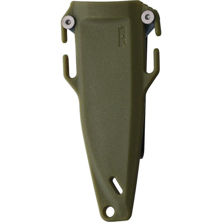 SOG Altair FX Fixed Blade Field Green GRN Clip Point TiNi CRYO CPM 154 - Knives.mx