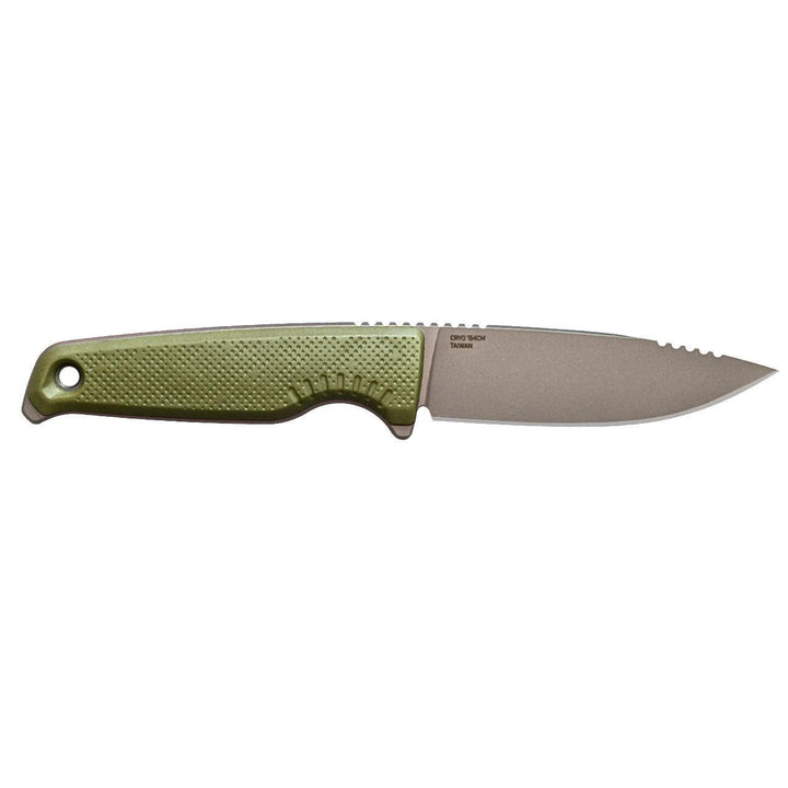 SOG Altair FX Fixed Blade Field Green GRN Clip Point TiNi CRYO CPM 154 - Knives.mx