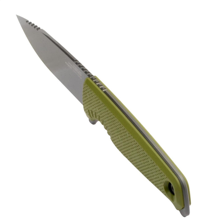 SOG Altair FX Fixed Blade Field Green GRN Clip Point TiNi CRYO CPM 154 - Knives.mx