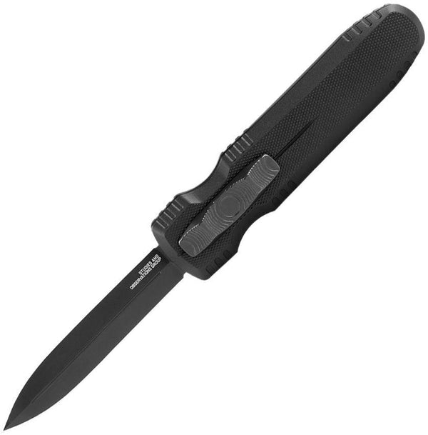 SOG Auto Pentagon OTF Blackout Aluminum TiNi Coated CRYO Spear Point S35VN - Knives.mx