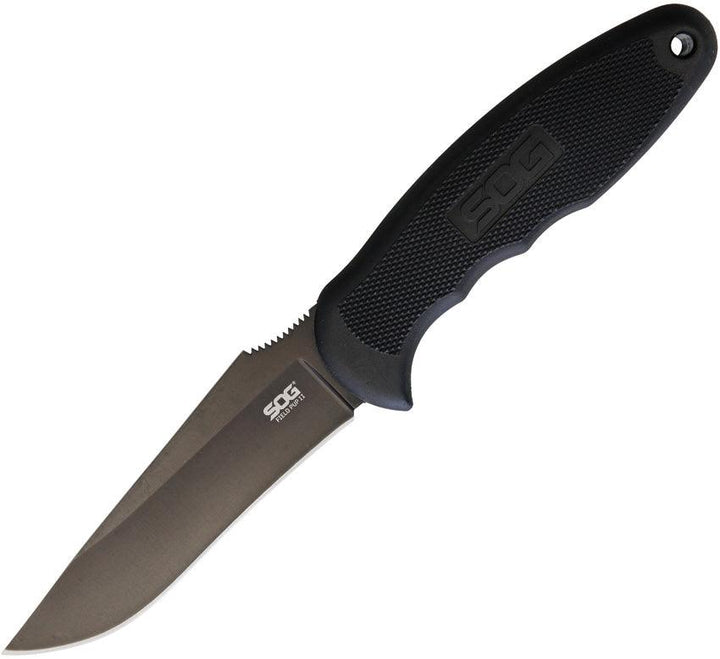 SOG Field Pup II Black Kraton Black TiNi coated 7Cr17MoV - Knives.mx