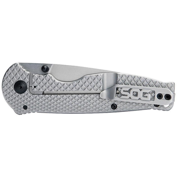 SOG Flash FL Framelock stainless Stonewashed 8Cr13MoV - Knives.mx