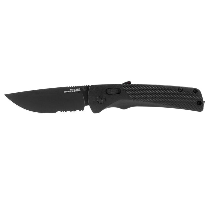 SOG Flash MK3 AT-XR Lock A/O Black GRN Plain Cryo D2 - Knives.mx