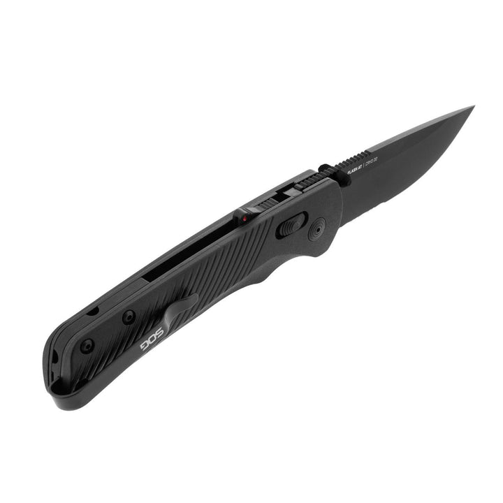 SOG Flash MK3 AT-XR Lock A/O Black GRN Plain Cryo D2 - Knives.mx